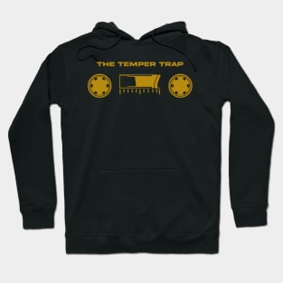 60s cassette with text Temper Trap Hoodie